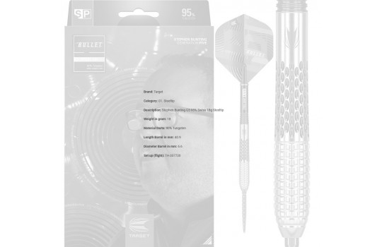 Stephen Bunting G5 95% Swiss 18g Steeltip