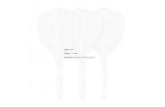 Condor Axe 120 Trifin Clear No.2 S