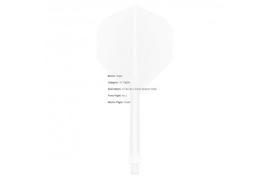 K-Flex No.2 33mm Medium White