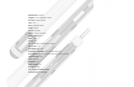 Cue Longoni Evoluzione Luxury Citrus by Marco Zanetti Luna Nera Vp2 (Preview 6)