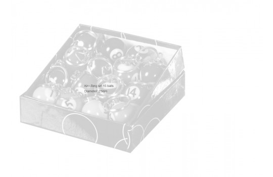 Key-Ring set 15 balls