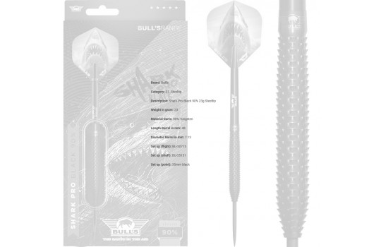 Shark Pro Black 90% 23g Steeltip