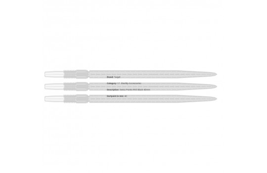 Swiss Points RVE Black 40mm