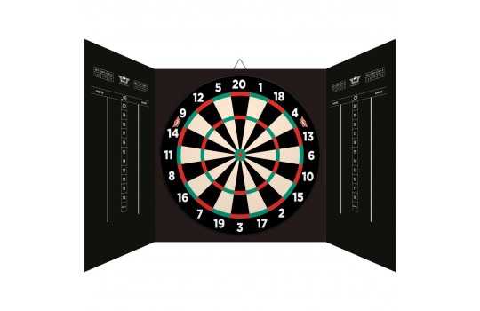 Bull's Paper Dartboard Cabinet Set 2σε1 (Steel Tip & Μαγνητικός) με 6+6 Βελάκια