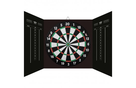 Bull's Paper Dartboard Cabinet Set 2σε1 (Steel Tip & Μαγνητικός) με 6+6 Βελάκια