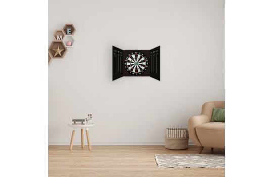 Bull's Paper Dartboard Cabinet Set 2σε1 (Steel Tip & Μαγνητικός) με 6+6 Βελάκια