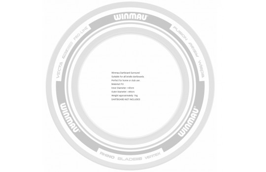 Advance White Red Dartboard Surround Winmau