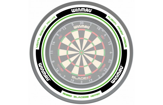 Advance White Green Dartboard Surround Winmau