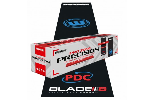 Winmau Pro Zone Precision PVC Dart Mat & Integrated Oche