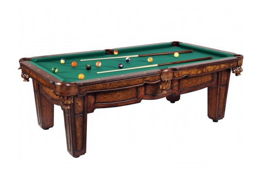 WS Wellington 8ft Antique-look Mammoth Root Veneer Finish (Table Top Available)
