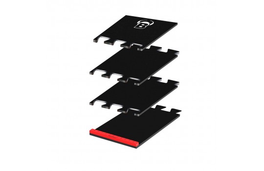 BULL'S Dart Mat Puzzle 2,37m with Oche