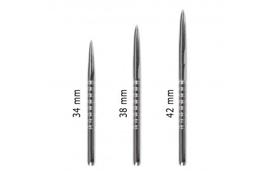 BULL'S GP3 Dart Point Silver 34 mm