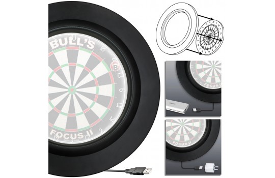 Bulls LED PU Surround Red