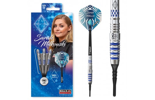 BULL'S Sarah Milkowski Soft Dart, 90 % Tungsten