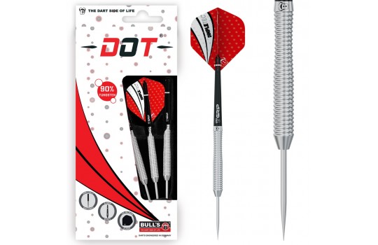 BULL'S Dot D2 90% Tungsten Steel Dart 24 Gr.