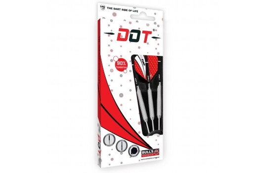 BULL'S Dot D2 90% Tungsten Steel Dart 24 Gr.