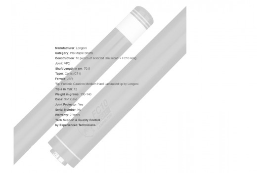 Shaft Longoni FC10 Frederic Caudron C71 VP2 (Preview 5)