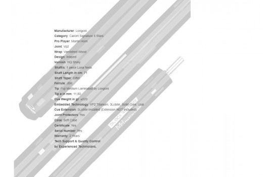 Cue Longoni Black Rainbow by Martin Horn Luna Nera Vp2 (Preview 5)