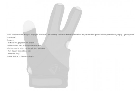 Glove Vaula Blue DX TG Small (for the Right Hand) (Preview 5)