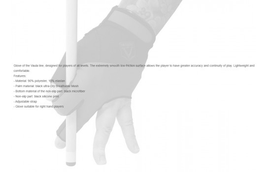 Glove Vaula Blue SX TG Medium (for the Left Hand) (Preview 5)