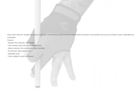 Glove Vaula Red SX TG Large (for the Left Hand) (Preview 5)