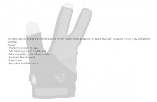 Glove Vaula Red DX TG Large (for the Right Hand) (Preview 5)