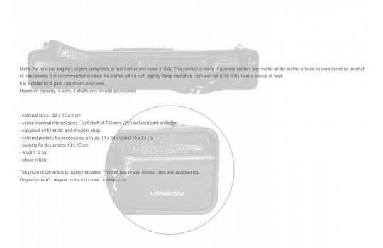 Cue Bag Longoni Giotto - Notte 4B-8S - VIDEO (Preview 6)