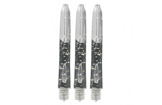 GLOWLITE Clear Black Glitter Short