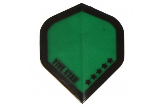 FIVE-STAR Flight Green Black Border