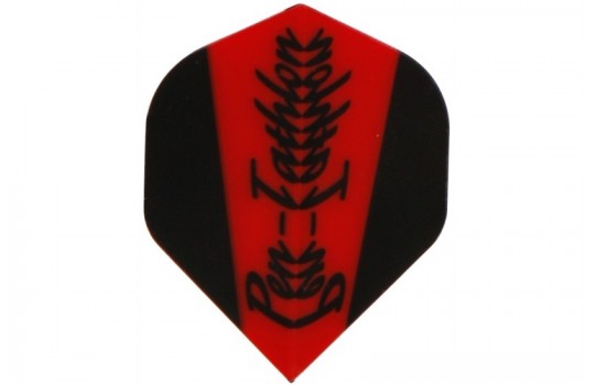 Pentathlon Flight Std. - Red & Black Scroll