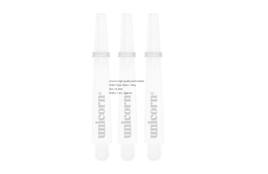 GRIPPER3 MIRAGE SHAFT CLEAR SHT SML THD