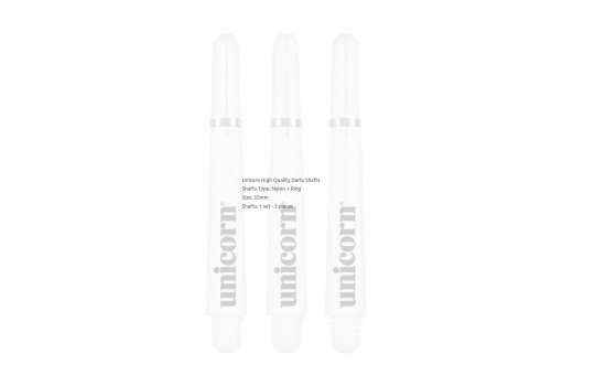 GRIPPER4 PC SHAFT - WHITE - SHT SML THD