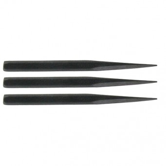 BULLS STEEL DART POINTS - 35mm - Black