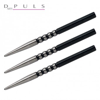 BULLS STEEL DART POINTS - 42mm - Black