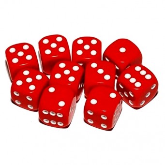 Star Dices Set 19mm (Numbered) Big