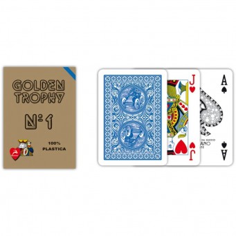 Luxury Wooden Case with 2 Modiano Decks