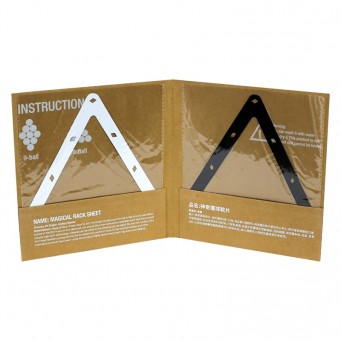 Wooden Triangle Pyramid ø ball 68mm