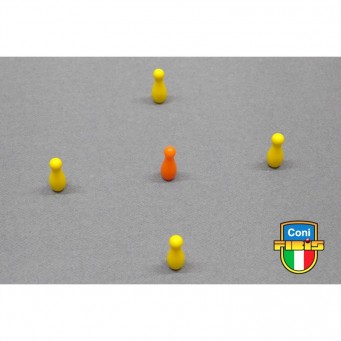 Turned Skittles Fibis 25mm Polyester set 5 pcs