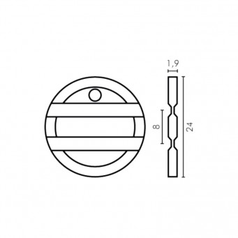 Plate For Token art 7314 MR89 - For Token art 7219