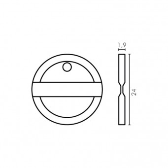 Πρόσοψη Μάρκας Κερματοδέκτη art 7318 G07 - For Token art 7017