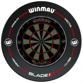 Advance Black Red Dartboard Surround Winmau