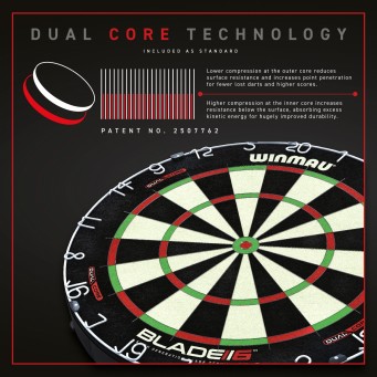 Winmau Dartboard Set XTREME + Cabinet