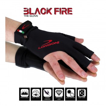 Glove Longoni Black Fire Dx Size XXL (Right Hand)