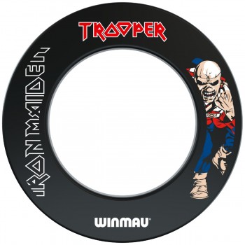 Iron Maiden Trooper Dartboard Surround Winmau Black