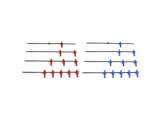 Telescopic Rods Set 18mm Blue/Red Classic Foot