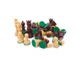 Plastic Chessmen Set 72mm