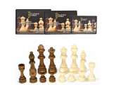 Wooden Chessmen Set 101mm