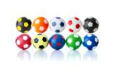 Professional Soccer Balls Multicolor 35mm 24gr 10 pcs Set