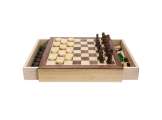 Wooden Chess Checkers Set