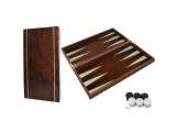 Backgammon Chestnut Deluxe Burl